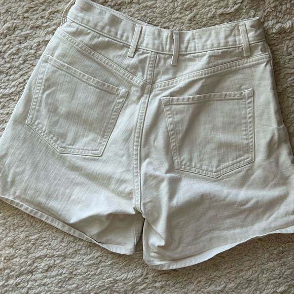 Aritzia Ecru/ Cream denim short - Free brand - Picture 2 of 4